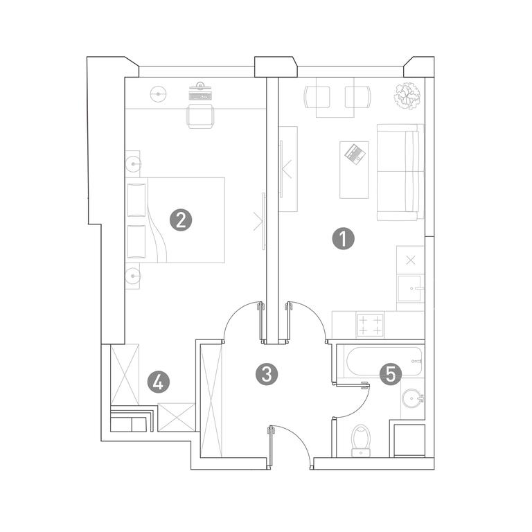 Продажа 1-комн. квартиры, 47 м² в ЖК «Вери (Very)», Ботаническая улица, 29, Москва, Россия #1 Продажа 1-комн. квартиры, 47 м² в ЖК «Вери (Very)», Ботаническая улица, 29, Москва, Россия #1