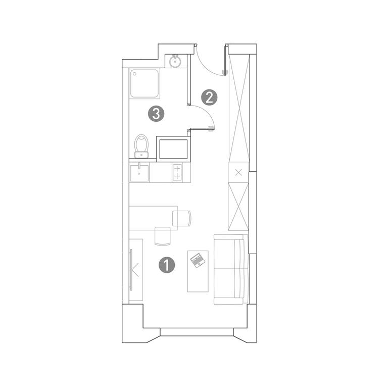 Apartment Sale, 26.4 sq. m. at Very, Botanicheskaya Street, 29, Moscow, Russia #1 Apartment Sale, 26.4 sq. m. at Very, Botanicheskaya Street, 29, Moscow, Russia #1