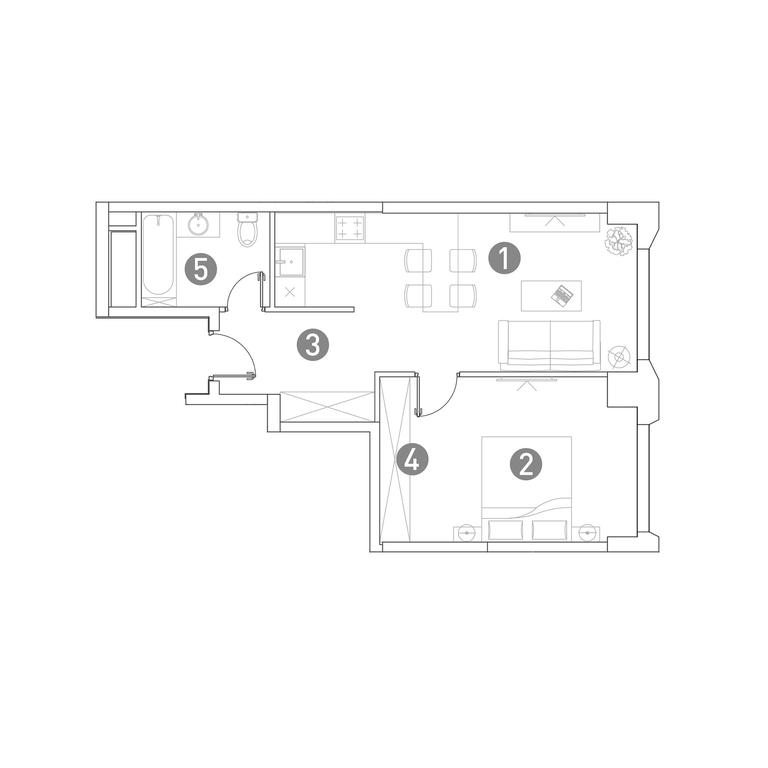 1-BD Apartment Sale, 47.9 sq. m. at Very, Botanicheskaya Street, 29, Moscow, Russia #1 1-BD Apartment Sale, 47.9 sq. m. at Very, Botanicheskaya Street, 29, Moscow, Russia #1