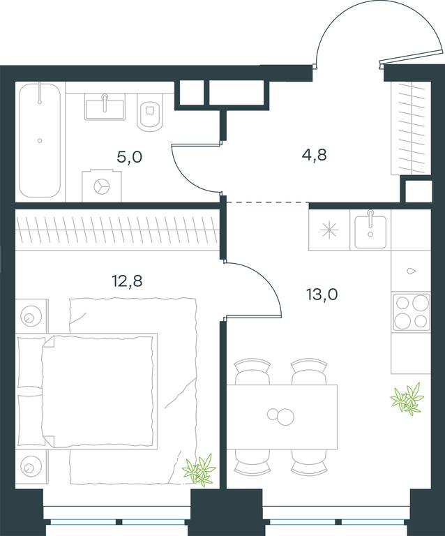 Apartment Sale, 35.6 sq. m. at Level Zvenigorodskaya, 3rd Silikatny Drive, 6к1, Moscow, Russia #1 Apartment Sale, 35.6 sq. m. at Level Zvenigorodskaya, 3rd Silikatny Drive, 6к1, Moscow, Russia #1
