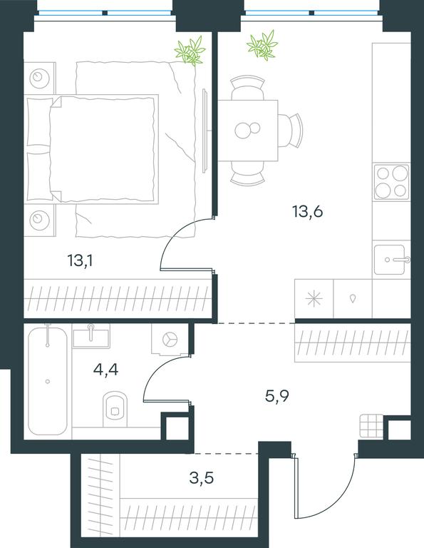 Apartment Sale, 40.5平方米 at Level Zvenigorodskaya, 3rd Silikatny Drive, 6к1, Moscow, Russia #1 Apartment Sale, 40.5平方米 at Level Zvenigorodskaya, 3rd Silikatny Drive, 6к1, Moscow, Russia #1