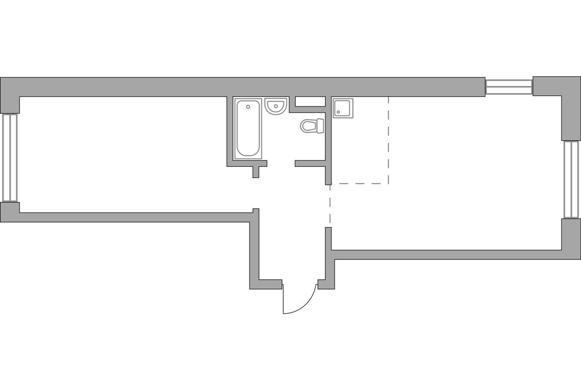 1-BD Apartment Sale, 60.43 sq. m. at MYPRIORITY Basmanny, Malaya Pochtovaya Street, 12с6, Moscow, Russia #2 1-BD Apartment Sale, 60.43 sq. m. at MYPRIORITY Basmanny, Malaya Pochtovaya Street, 12с6, Moscow, Russia #2