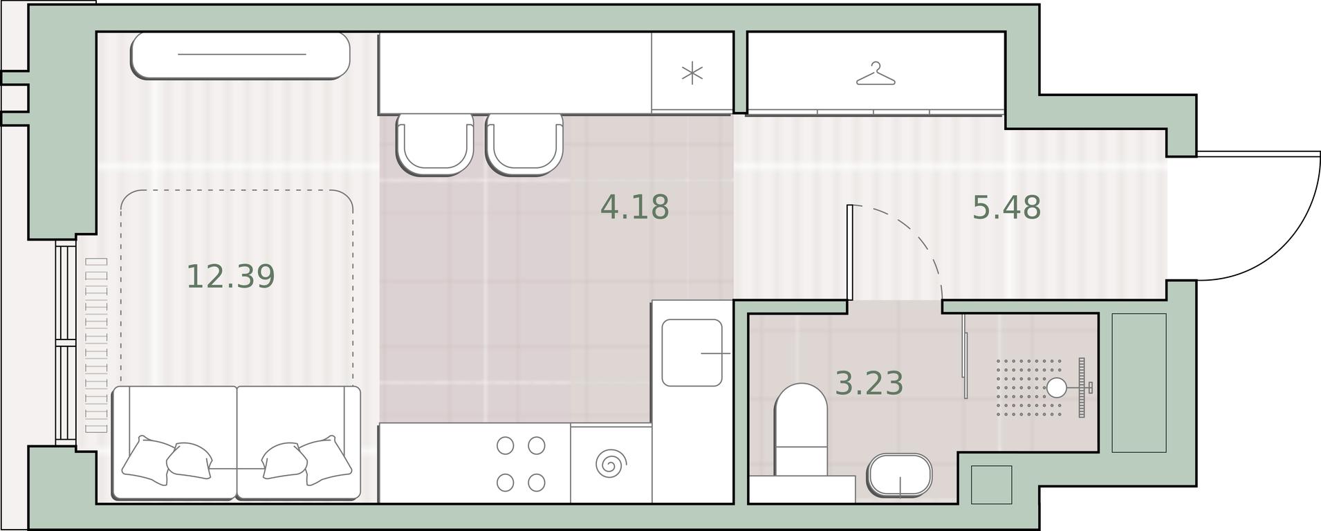 Apartment Sale, 25.28 sq. m. at Sreda na Kutuzovskom, Ivana Franko Street, Moscow, Russia #1 Apartment Sale, 25.28 sq. m. at Sreda na Kutuzovskom, Ivana Franko Street, Moscow, Russia #1