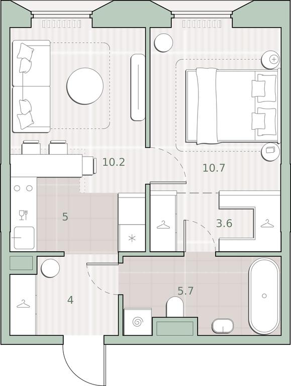 1-BD Apartment Sale, 39.2 sq. m. at Sreda na Lobachevskogo, Ochakovskoye Highway, Moscow, Russia #1 1-BD Apartment Sale, 39.2 sq. m. at Sreda na Lobachevskogo, Ochakovskoye Highway, Moscow, Russia #1