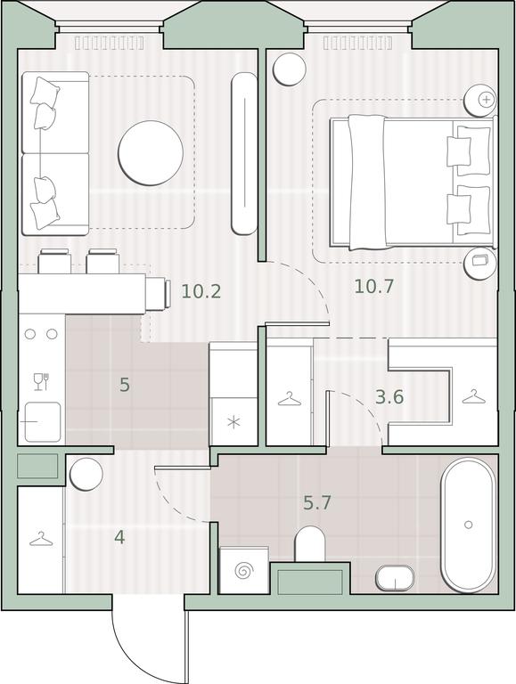 1-BD Apartment Sale, 39.2 sq. m. at Sreda na Lobachevskogo, Ochakovskoye Highway, Moscow, Russia #1 1-BD Apartment Sale, 39.2 sq. m. at Sreda na Lobachevskogo, Ochakovskoye Highway, Moscow, Russia #1