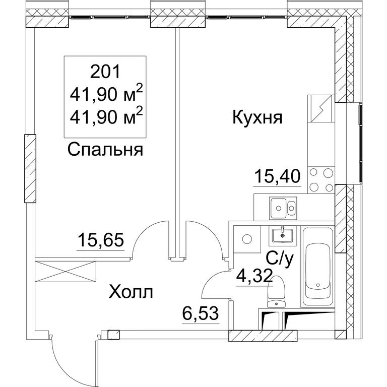 Продажа 1-комн. квартиры, 41,9 м² в ЖК «SEZAR CITY», 2-й Хорошёвский проезд, Москва, Россия #1 Продажа 1-комн. квартиры, 41,9 м² в ЖК «SEZAR CITY», 2-й Хорошёвский проезд, Москва, Россия #1