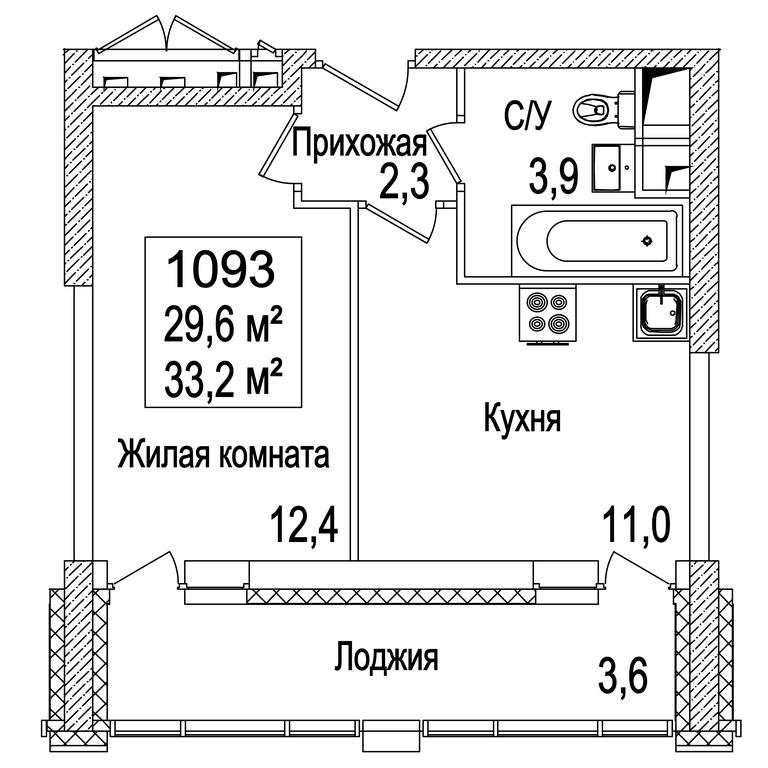 1-BD Apartment Sale, 33.6平方米 at Rasskazovo, Andreya Tarkovskogo Boulevard, Vnukovskoye Settlement, Moscow, Russia #1 1-BD Apartment Sale, 33.6平方米 at Rasskazovo, Andreya Tarkovskogo Boulevard, Vnukovskoye Settlement, Moscow, Russia #1