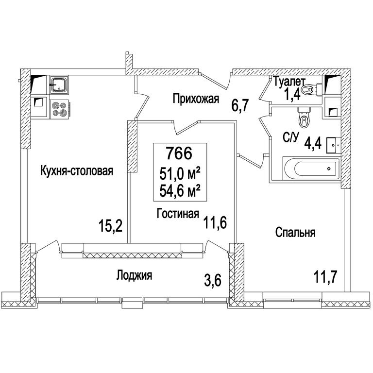 2-BD Apartment Sale, 55.1 sq. m. at Rasskazovo, Andreya Tarkovskogo Boulevard, Vnukovskoye Settlement, Moscow, Russia #2 2-BD Apartment Sale, 55.1 sq. m. at Rasskazovo, Andreya Tarkovskogo Boulevard, Vnukovskoye Settlement, Moscow, Russia #2