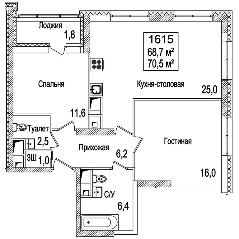 2-BD Apartment Sale, 70.5 sq. m. at Rasskazovo, Andreya Tarkovskogo Boulevard, Vnukovskoye Settlement, Moscow, Russia #2 2-BD Apartment Sale, 70.5 sq. m. at Rasskazovo, Andreya Tarkovskogo Boulevard, Vnukovskoye Settlement, Moscow, Russia #2