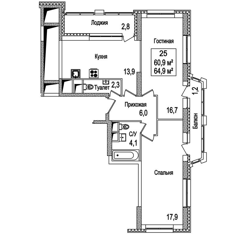 2-BD Apartment Sale, 64.9 sq. m. at Rasskazovo, Andreya Tarkovskogo Boulevard, Vnukovskoye Settlement, Moscow, Russia #2 2-BD Apartment Sale, 64.9 sq. m. at Rasskazovo, Andreya Tarkovskogo Boulevard, Vnukovskoye Settlement, Moscow, Russia #2