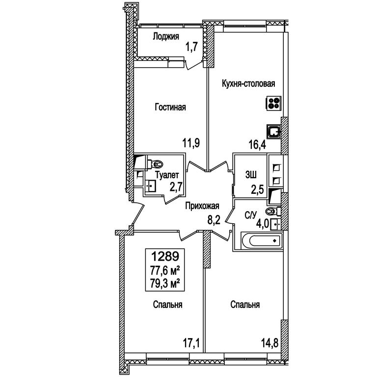 3-BD Apartment Sale, 79.3 sq. m. at Rasskazovo, Andreya Tarkovskogo Boulevard, Vnukovskoye Settlement, Moscow, Russia #2 3-BD Apartment Sale, 79.3 sq. m. at Rasskazovo, Andreya Tarkovskogo Boulevard, Vnukovskoye Settlement, Moscow, Russia #2