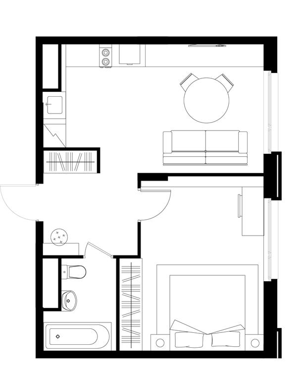 Apartment Sale, 45.3 sq. m. at Peredelkino Blizhnee, Korneya Chukovskogo Street, 1, Vnukovskoye Settlement, Moscow, Russia #1 Apartment Sale, 45.3 sq. m. at Peredelkino Blizhnee, Korneya Chukovskogo Street, 1, Vnukovskoye Settlement, Moscow, Russia #1