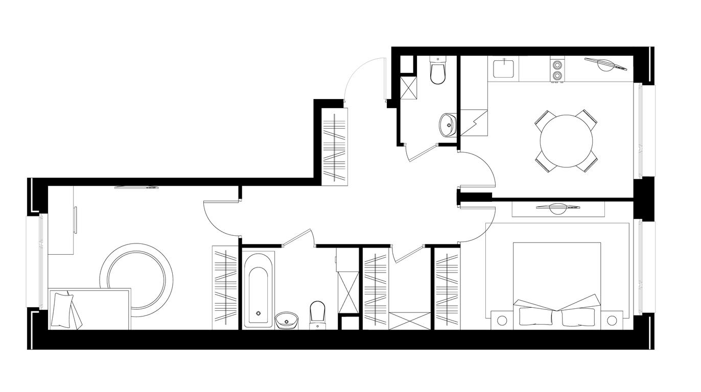 Продажа 2-комн. квартиры, 61,1 м² в ЖК «Переделкино Ближнее», улица Корнея Чуковского, 1, поселение Внуковское, Москва, Россия #1 Продажа 2-комн. квартиры, 61,1 м² в ЖК «Переделкино Ближнее», улица Корнея Чуковского, 1, поселение Внуковское, Москва, Россия #1