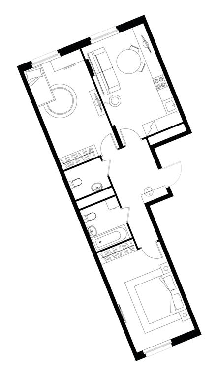 2-BD Apartment Sale, 64.9 sq. m. at Peredelkino Blizhnee, Korneya Chukovskogo Street, 1, Vnukovskoye Settlement, Moscow, Russia #1 2-BD Apartment Sale, 64.9 sq. m. at Peredelkino Blizhnee, Korneya Chukovskogo Street, 1, Vnukovskoye Settlement, Moscow, Russia #1