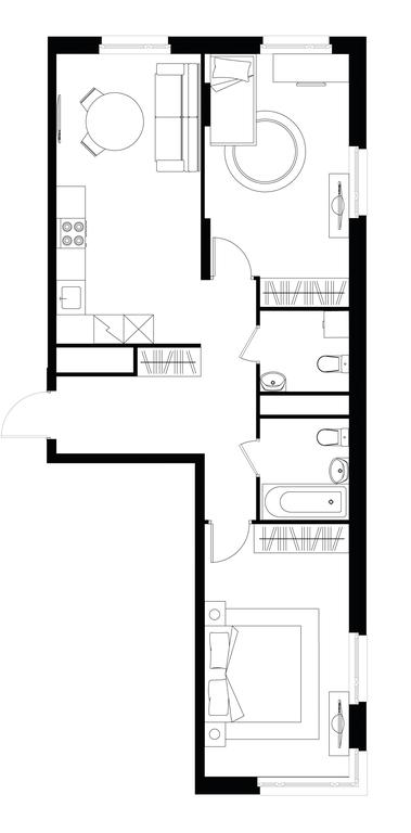 2-BD Apartment Sale, 66.8 sq. m. at Peredelkino Blizhnee, Korneya Chukovskogo Street, 1, Vnukovskoye Settlement, Moscow, Russia #1 2-BD Apartment Sale, 66.8 sq. m. at Peredelkino Blizhnee, Korneya Chukovskogo Street, 1, Vnukovskoye Settlement, Moscow, Russia #1