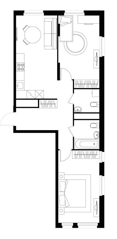 2-BD Apartment Sale, 66.8平方米 at Peredelkino Blizhnee, Korneya Chukovskogo Street, 1, Vnukovskoye Settlement, Moscow, Russia #1 2-BD Apartment Sale, 66.8平方米 at Peredelkino Blizhnee, Korneya Chukovskogo Street, 1, Vnukovskoye Settlement, Moscow, Russia #1