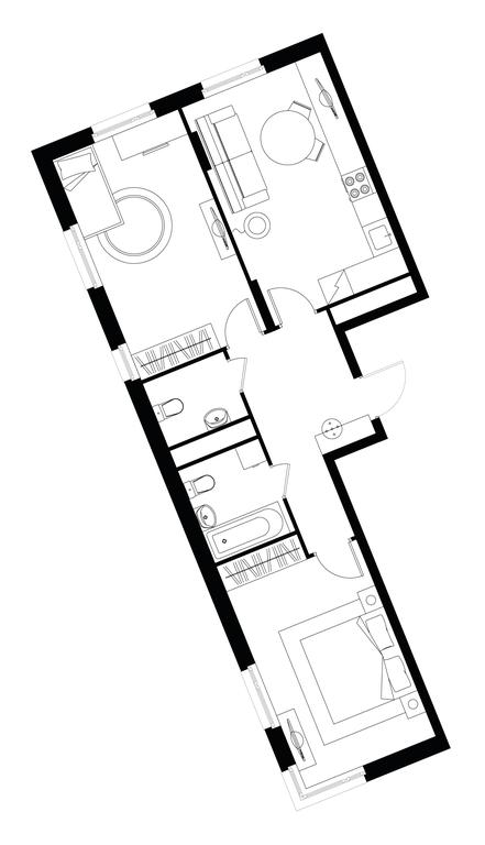 2-BD Apartment Sale, 64.9 sq. m. at Peredelkino Blizhnee, Korneya Chukovskogo Street, 1, Vnukovskoye Settlement, Moscow, Russia #1 2-BD Apartment Sale, 64.9 sq. m. at Peredelkino Blizhnee, Korneya Chukovskogo Street, 1, Vnukovskoye Settlement, Moscow, Russia #1