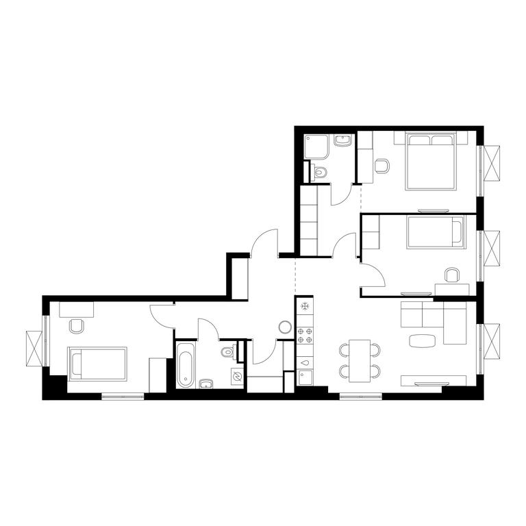 3-BD Apartment Sale, 83.8 sq. m. at Volzhskiy Park, 1st Grayvoronovsky Drive, 3с11, Moscow, Russia #1 3-BD Apartment Sale, 83.8 sq. m. at Volzhskiy Park, 1st Grayvoronovsky Drive, 3с11, Moscow, Russia #1