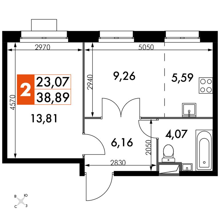 2-BD Apartment Sale, 38.89平方米 at Dvizhenie. Govorovo, Центральная улица, 47, деревня Говорово, поселение Московский, Москва, Россия #1 2-BD Apartment Sale, 38.89平方米 at Dvizhenie. Govorovo, Центральная улица, 47, деревня Говорово, поселение Московский, Москва, Россия #1