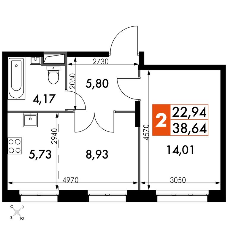 2-BD Apartment Sale, 38.64 sq. m. at Dvizhenie. Govorovo, Центральная улица, 47, деревня Говорово, поселение Московский, Москва, Россия #1 2-BD Apartment Sale, 38.64 sq. m. at Dvizhenie. Govorovo, Центральная улица, 47, деревня Говорово, поселение Московский, Москва, Россия #1