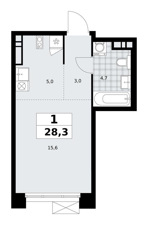 Apartment Sale, 28.3平方米 at Prokshino, Prokshino Residential Complex, Sosenskoye Settlement, Moscow, Russia #1 Apartment Sale, 28.3平方米 at Prokshino, Prokshino Residential Complex, Sosenskoye Settlement, Moscow, Russia #1