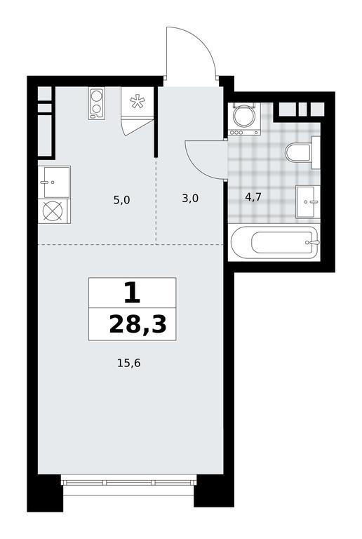 Apartment Sale, 28.3平方米 at Prokshino, Prokshino Residential Complex, Sosenskoye Settlement, Moscow, Russia #1 Apartment Sale, 28.3平方米 at Prokshino, Prokshino Residential Complex, Sosenskoye Settlement, Moscow, Russia #1