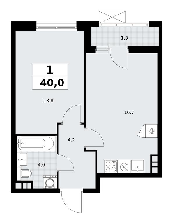 Apartment Sale, 40 sq. m. at Prokshino, Prokshino Residential Complex, Sosenskoye Settlement, Moscow, Russia #1 Apartment Sale, 40 sq. m. at Prokshino, Prokshino Residential Complex, Sosenskoye Settlement, Moscow, Russia #1