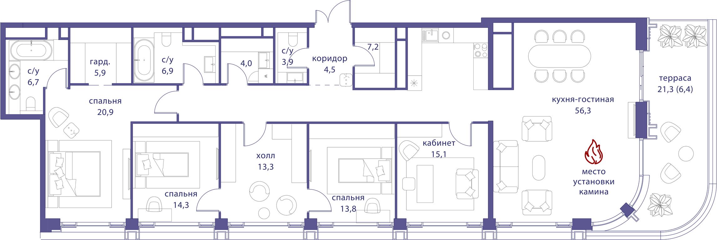 4-BD Apartment Sale, 190平方米 at Tatarskaya 35, Bolshaya Tatarskaya Street, Moscow, Russia #1 4-BD Apartment Sale, 190平方米 at Tatarskaya 35, Bolshaya Tatarskaya Street, Moscow, Russia #1