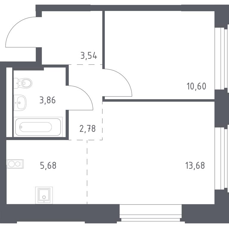 Apartment Sale, 40.14平方米 at Kosmicheskiy kvartal, M.K. Tikhonravova Street, Yubileyniy Microdistrict, Korolyov, Moscow Region, Russia #1 Apartment Sale, 40.14平方米 at Kosmicheskiy kvartal, M.K. Tikhonravova Street, Yubileyniy Microdistrict, Korolyov, Moscow Region, Russia #1