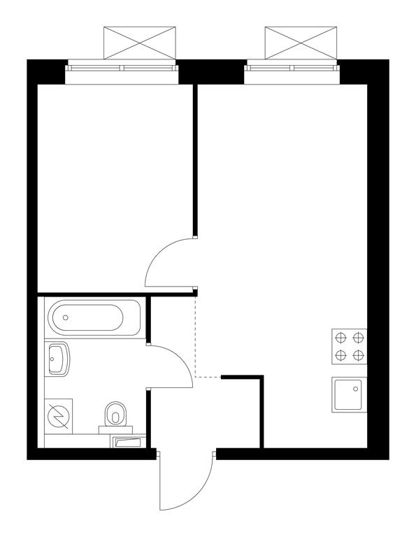 1-BD Apartment Sale, 31.6 sq. m. at Vostochnoe Butovo, Krymskaya Street, 13, rabochiy posyolok Bobrovo, Leninskiy City District, Moscow Region, Russia #1 1-BD Apartment Sale, 31.6 sq. m. at Vostochnoe Butovo, Krymskaya Street, 13, rabochiy posyolok Bobrovo, Leninskiy City District, Moscow Region, Russia #1