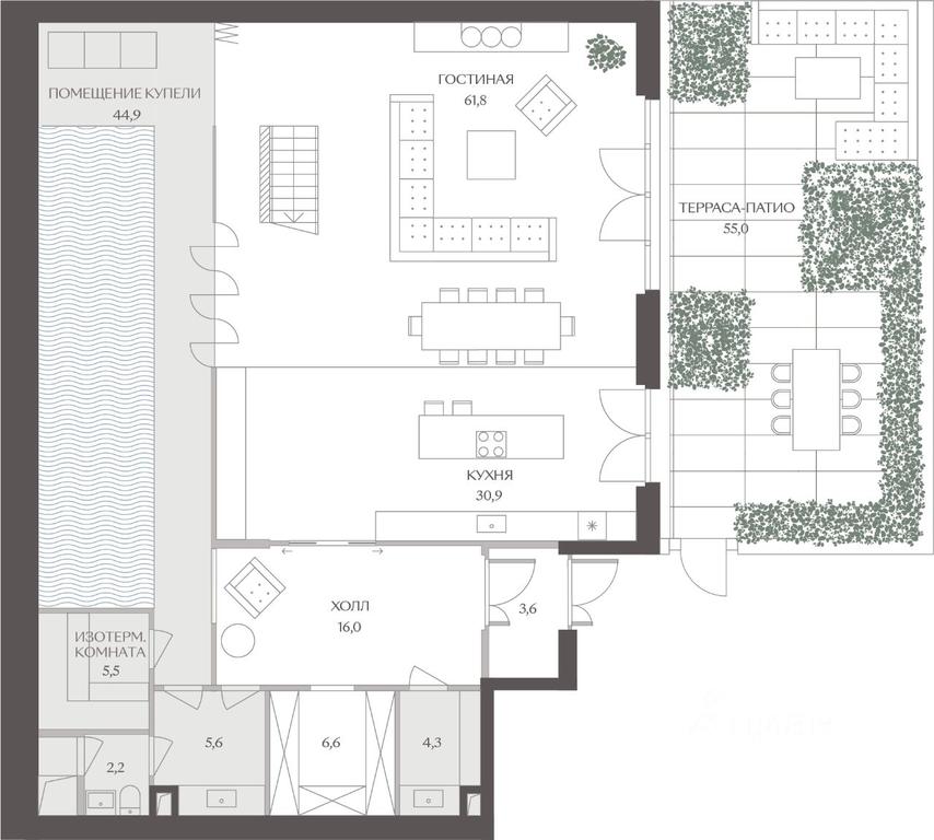 2-BD Apartment Sale, 300.1 sq. m. at Tessinskiy, 1, Tessinsky Lane, 1, Moscow, Russia #1 2-BD Apartment Sale, 300.1 sq. m. at Tessinskiy, 1, Tessinsky Lane, 1, Moscow, Russia #1