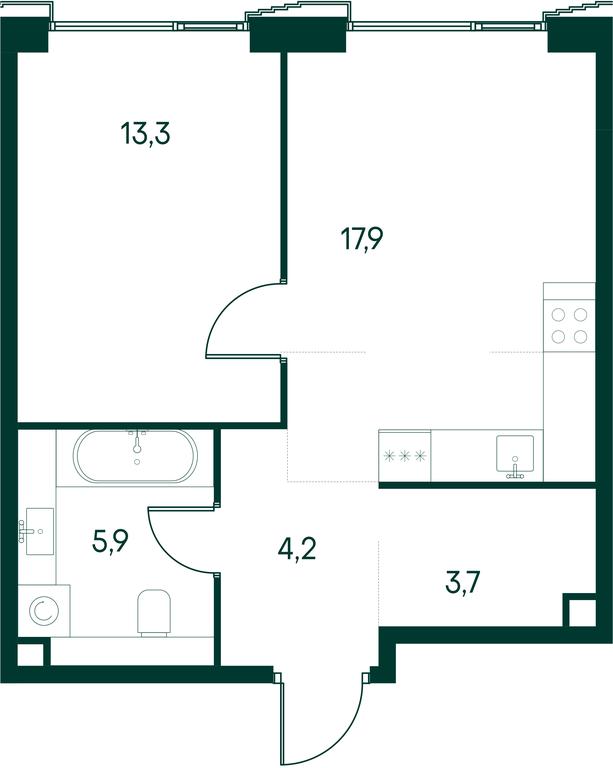 1-BD Apartment Sale, 45 sq. m. at Primavera, Volokolamskoye Highway, вл67, Moscow, Russia #2 1-BD Apartment Sale, 45 sq. m. at Primavera, Volokolamskoye Highway, вл67, Moscow, Russia #2