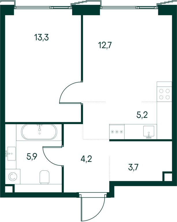 1-BD Apartment Sale, 45 sq. m. at Primavera, Volokolamskoye Highway, вл67, Moscow, Russia #1 1-BD Apartment Sale, 45 sq. m. at Primavera, Volokolamskoye Highway, вл67, Moscow, Russia #1
