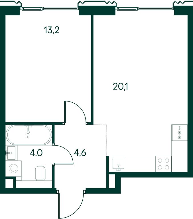 1-BD Apartment Sale, 41.9 sq. m. at Primavera, Volokolamskoye Highway, вл67, Moscow, Russia #2 1-BD Apartment Sale, 41.9 sq. m. at Primavera, Volokolamskoye Highway, вл67, Moscow, Russia #2