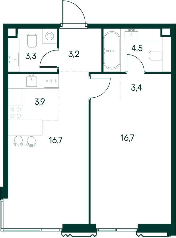 Продажа 1-комн. квартиры, 51,7 м² в ЖК «Примавера (Primavera)», Волоколамское шоссе, вл67, Москва, Россия #1 Продажа 1-комн. квартиры, 51,7 м² в ЖК «Примавера (Primavera)», Волоколамское шоссе, вл67, Москва, Россия #1