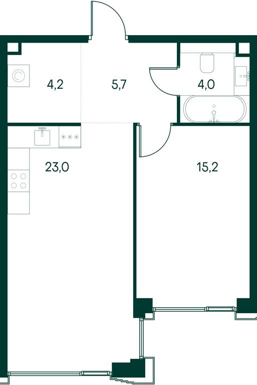 1-BD Apartment Sale, 52.1 sq. m. at Primavera, Volokolamskoye Highway, вл67, Moscow, Russia #2 1-BD Apartment Sale, 52.1 sq. m. at Primavera, Volokolamskoye Highway, вл67, Moscow, Russia #2