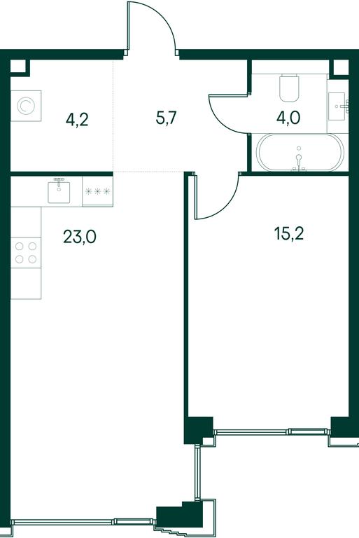 1-BD Apartment Sale, 52.1 sq. m. at Primavera, Volokolamskoye Highway, вл67, Moscow, Russia #2 1-BD Apartment Sale, 52.1 sq. m. at Primavera, Volokolamskoye Highway, вл67, Moscow, Russia #2