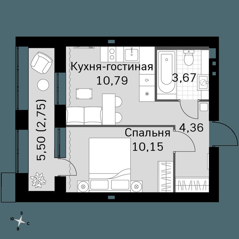 1-BD Apartment Sale, 31.72 sq. m. at Zhavoronki Club, zhiloy kompleks Akkord Smart-kvartal, Mitkino Village, Odintsovskiy City District, Moscow Region, Russia #1 1-BD Apartment Sale, 31.72 sq. m. at Zhavoronki Club, zhiloy kompleks Akkord Smart-kvartal, Mitkino Village, Odintsovskiy City District, Moscow Region, Russia #1