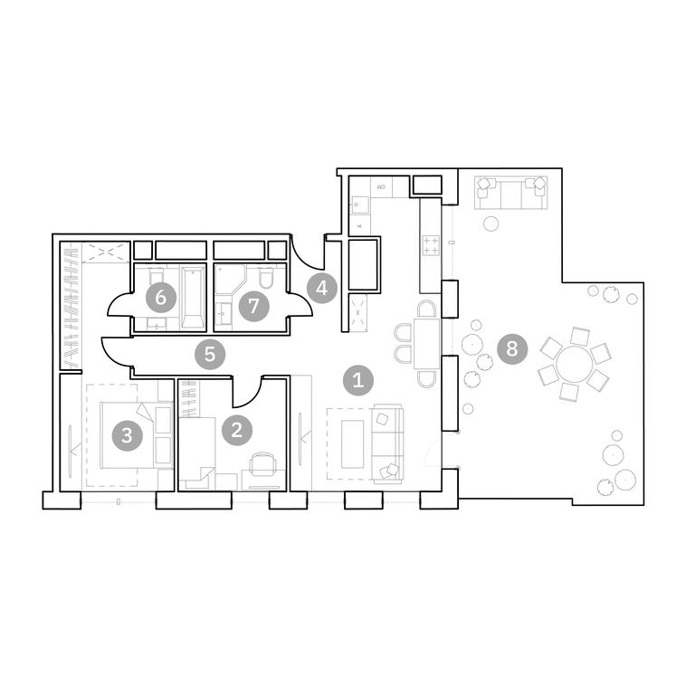 2-BD Apartment Sale, 105.2 sq. m. at Fiztekh-City, Новодачная улица, 67, Москва, Россия #1