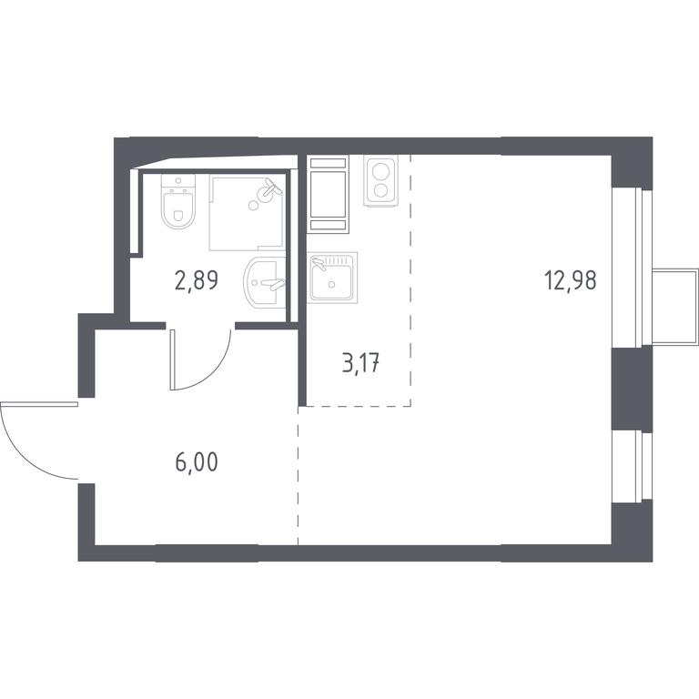 Apartment Sale, 24.8 sq. m. at Prigorod Lesnoe, Molodyozhny bulvar, 6, derevnya Misaylovo, Leninskiy City District, Moscow Region, Russia #1 Apartment Sale, 24.8 sq. m. at Prigorod Lesnoe, Molodyozhny bulvar, 6, derevnya Misaylovo, Leninskiy City District, Moscow Region, Russia #1