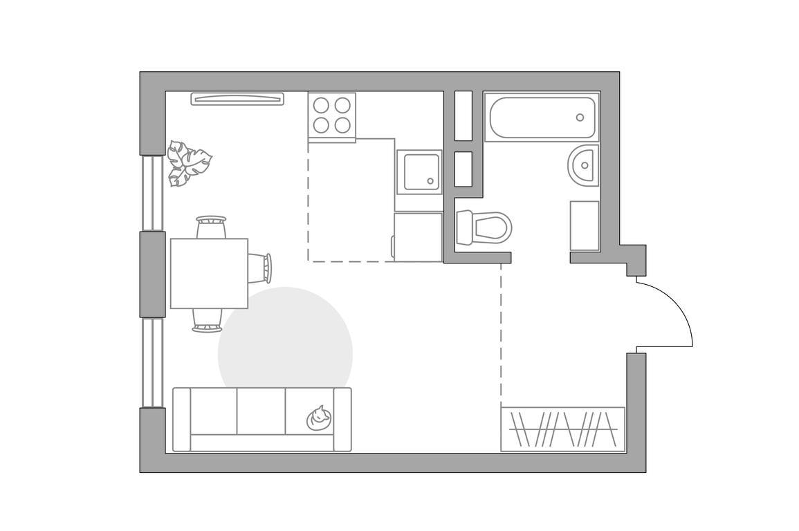 Apartment Sale, 26.75 sq. m. at Anikeevskiy, ulitsa Sergeya Zhadobkina, 1, selo Nikolo-Uryupino, Krasnogorsk City District, Moscow Region, Russia #1