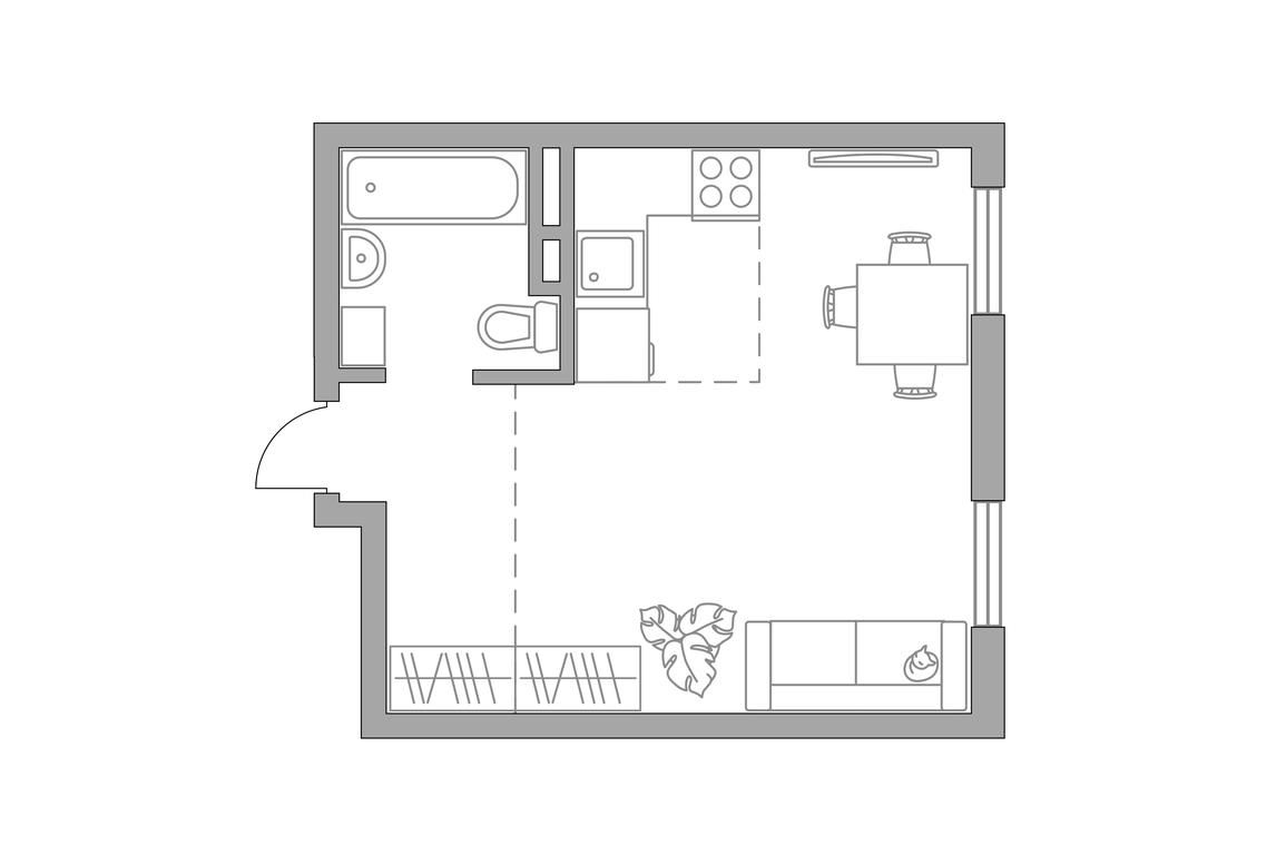 Apartment Sale, 29.53 sq. m. at Anikeevskiy, ulitsa Sergeya Zhadobkina, 1, selo Nikolo-Uryupino, Krasnogorsk City District, Moscow Region, Russia #1