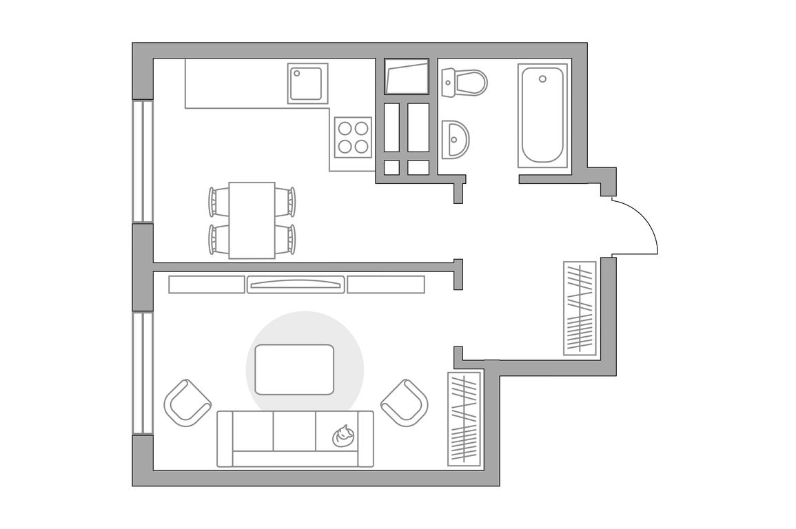 1-BD Apartment Sale, 32 sq. m. at Innovatsiya, bulvar Eynshteyna, 1, Urban-Type Settlement of Novoivanovskoe, Odintsovskiy City District, Moscow Region, Russia #1 1-BD Apartment Sale, 32 sq. m. at Innovatsiya, bulvar Eynshteyna, 1, Urban-Type Settlement of Novoivanovskoe, Odintsovskiy City District, Moscow Region, Russia #1