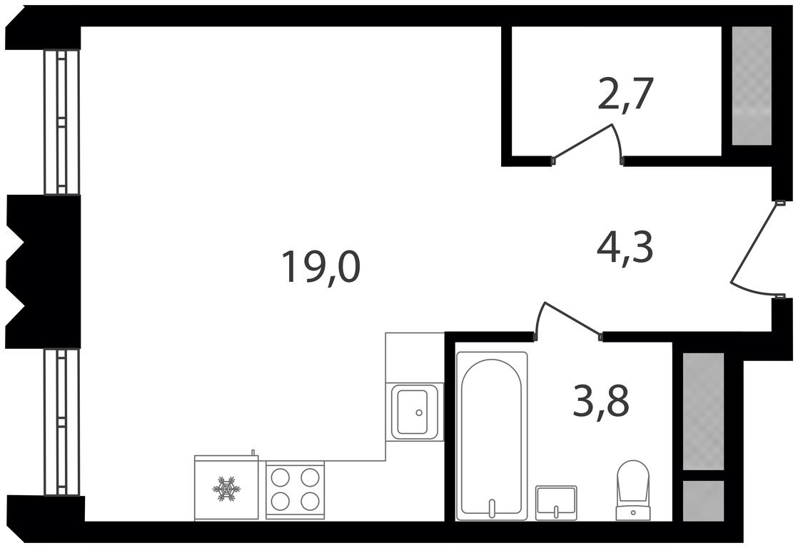 Apartment Sale, 29.8 sq. m. at Varshavskie Vorota, Varshavskoye Highway, 141, Moscow, Russia #1 Apartment Sale, 29.8 sq. m. at Varshavskie Vorota, Varshavskoye Highway, 141, Moscow, Russia #1