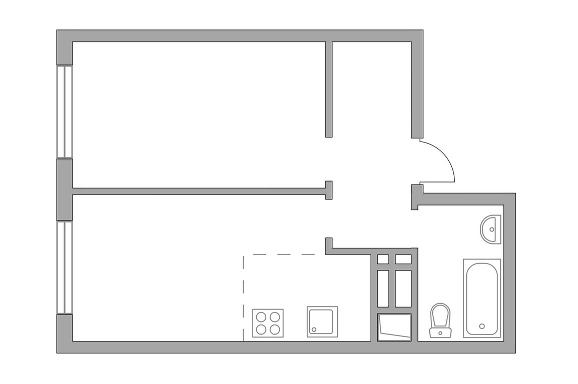 1-BD Apartment Sale, 38.5 sq. m. at Innovatsiya, bulvar Eynshteyna, 1, Urban-Type Settlement of Novoivanovskoe, Odintsovskiy City District, Moscow Region, Russia #2