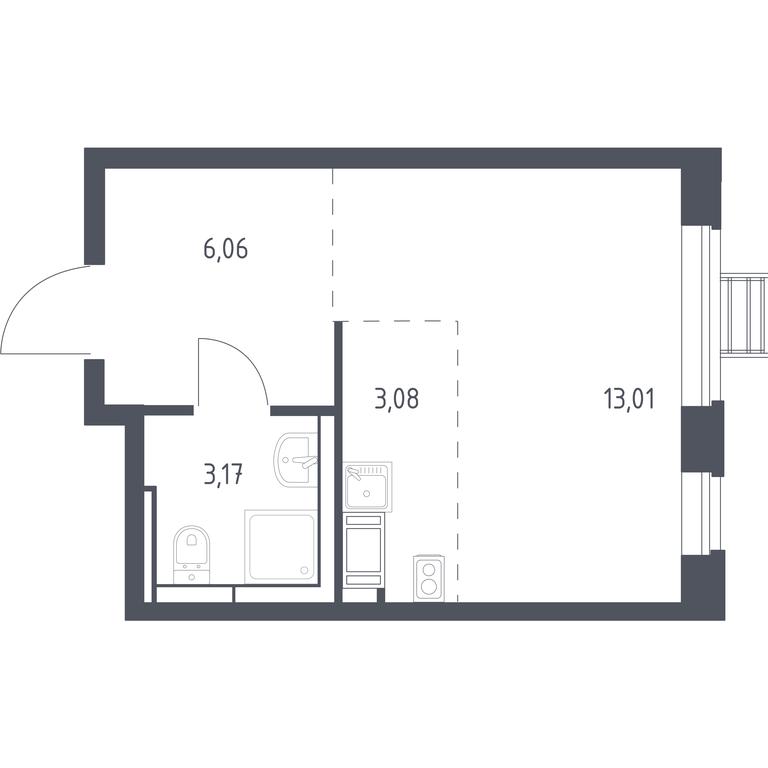 Apartment Sale, 24.9 sq. m. at Pribrezhnyi Park, Pribrezhniy Park Residential Complex, Village of Yam, Domodedovo City District, Moscow Region, Russia #1 Apartment Sale, 24.9 sq. m. at Pribrezhnyi Park, Pribrezhniy Park Residential Complex, Village of Yam, Domodedovo City District, Moscow Region, Russia #1