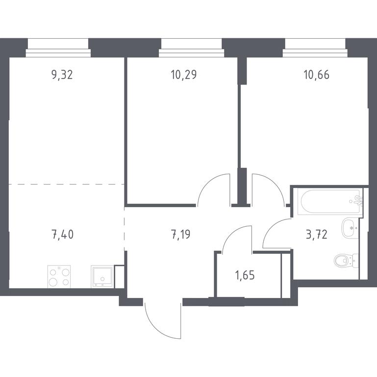 1-BD Apartment Sale, 50.23 sq. m. at Kvartal Strogino, zhiloy kompleks Kvartal Strogino, Krasnogorsk, Moscow Region, Russia #1 1-BD Apartment Sale, 50.23 sq. m. at Kvartal Strogino, zhiloy kompleks Kvartal Strogino, Krasnogorsk, Moscow Region, Russia #1