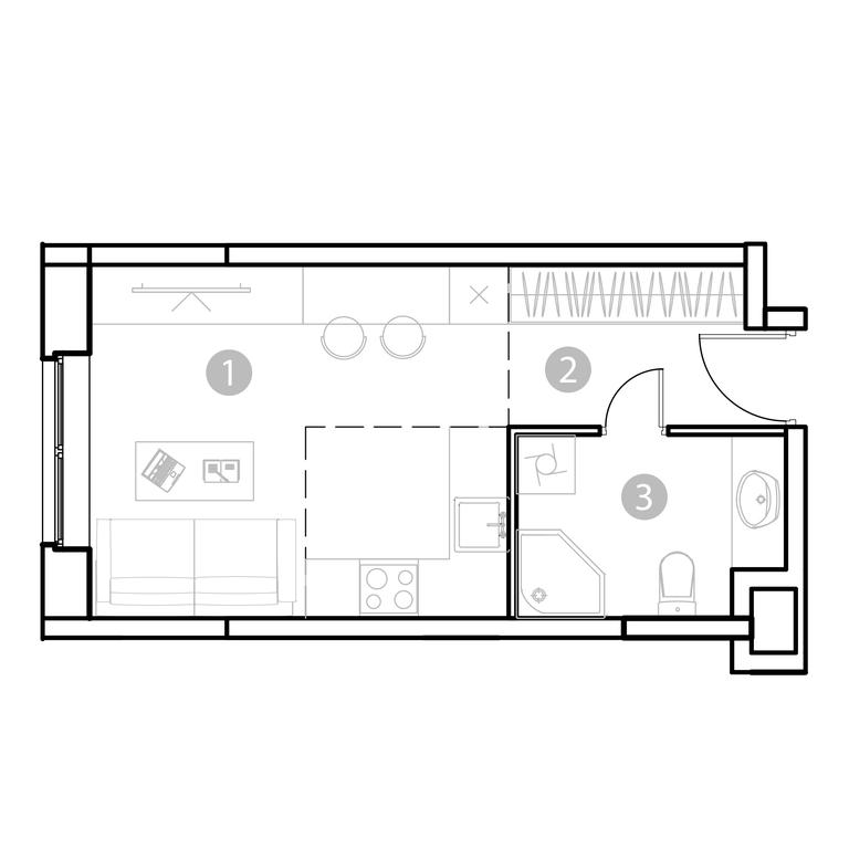 Apartment Sale, 24.65 sq. m. at EvoPark Sokolniki, Poteshnaya Street, Moscow, Russia #1 Apartment Sale, 24.65 sq. m. at EvoPark Sokolniki, Poteshnaya Street, Moscow, Russia #1