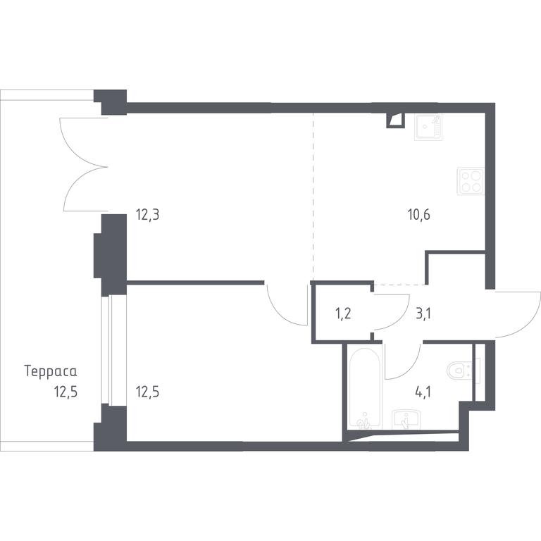 Apartment Sale, 47.62 sq. m. at Vereiskaya 41, Vereyskaya Street, 41, Moscow, Russia #1 Apartment Sale, 47.62 sq. m. at Vereiskaya 41, Vereyskaya Street, 41, Moscow, Russia #1