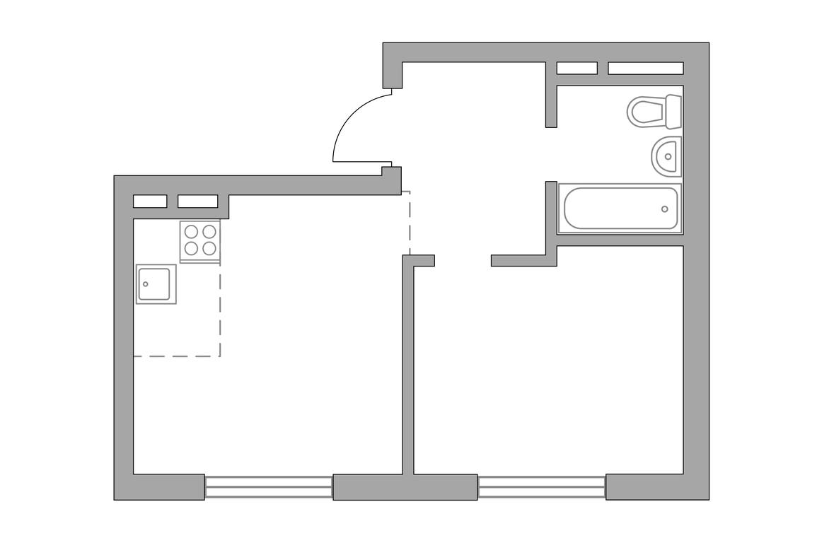 1-BD Apartment Sale, 34.88 sq. m. at Anikeevskiy, ulitsa Sergeya Zhadobkina, 1, selo Nikolo-Uryupino, Krasnogorsk City District, Moscow Region, Russia #2